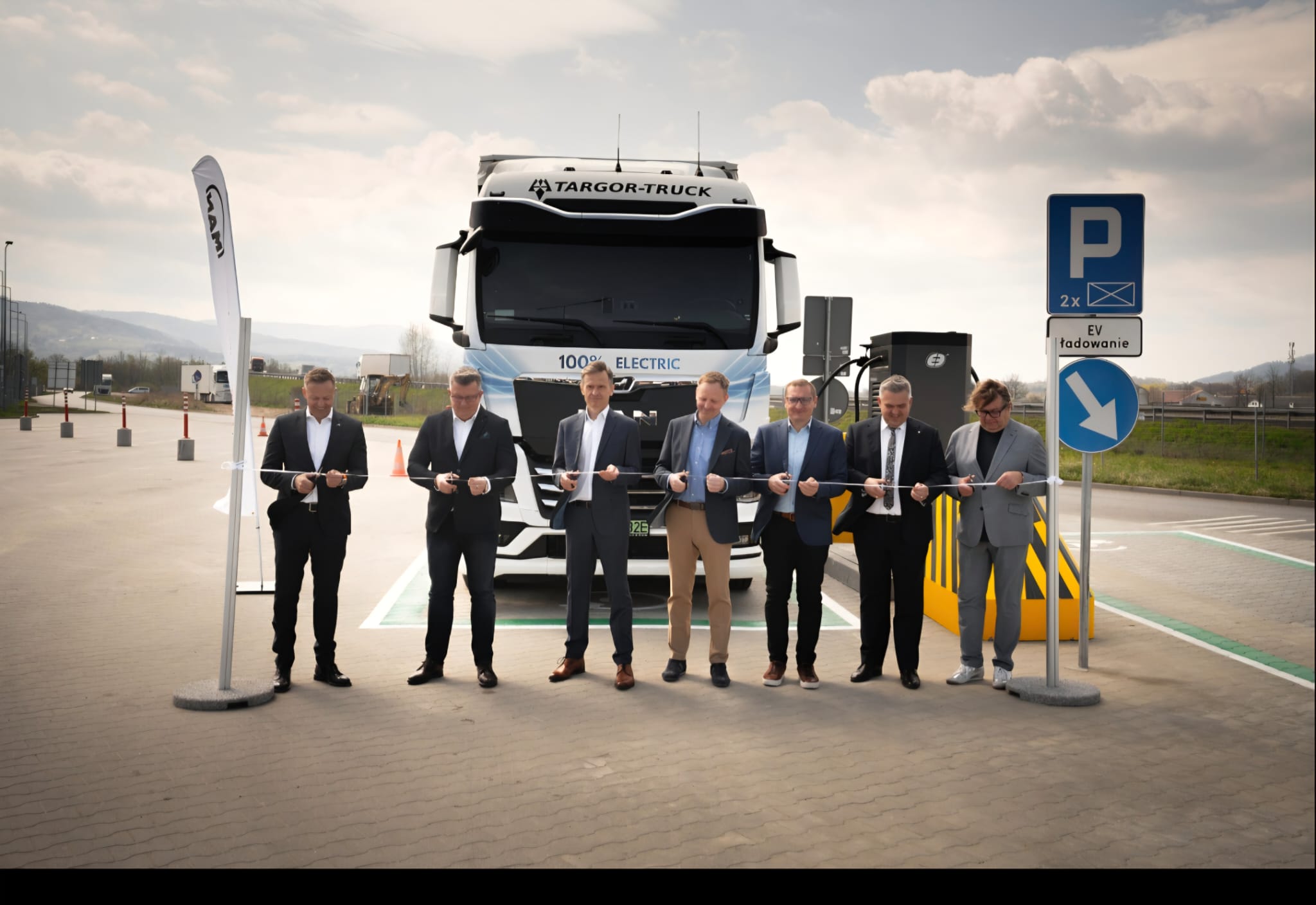 Neue Ära des Transports bei TARGOR-TRUCK – Feierlicher Start des MAN eTGX